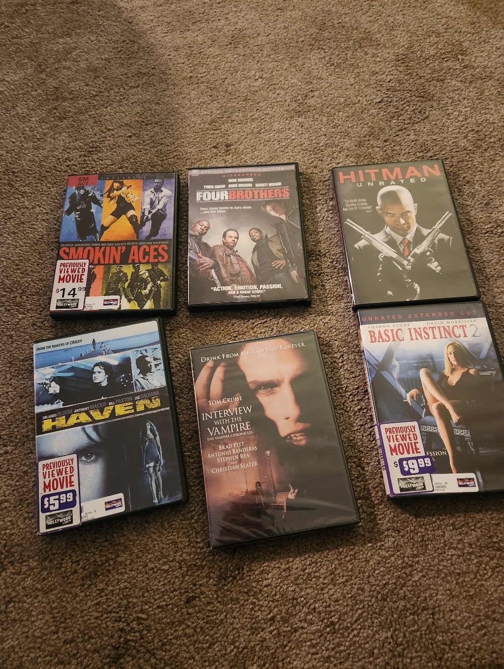 6 DVDs Collection - Early 2000s Classics